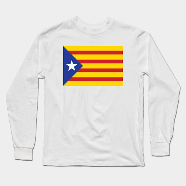 Catalan Bandera de Catalunya Long Sleeve T-Shirt by Estudio3e